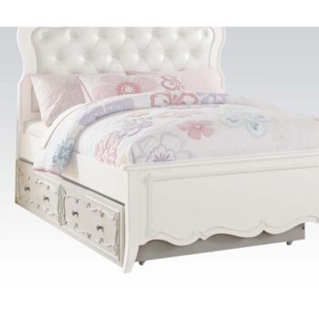 Pearl White Edalene Trundle (Twin) 30508 by ACME