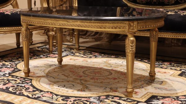 Handmade 5Pcs- Gold Black Galaxy Sofa Set - Image 5