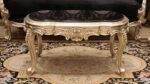 Handmade 4Pcs-Silver Black Sofa Set 17