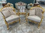 Handmade Golden Chair 17