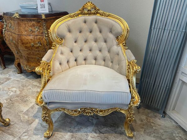 Handmade Golden Chair - Image 4
