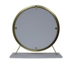 Adao Vanity White & Brass Mirror by ACME 14