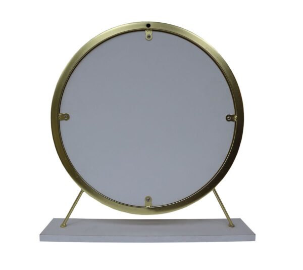 Adao Vanity White & Brass Mirror by ACME - Image 2