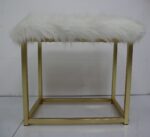 Adao Vanity White & Brass Mirror by ACME 16