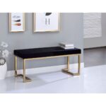 Rectangular Boice Bench by ACME Bedroom Benches Mobilia Cleopatra 9 Rectangular Boice Bench by ACME 9