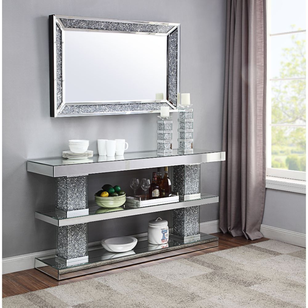 Noralie Accent Table With 2 Open Compartments by ACME