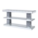 Noralie Accent Table With 2 Open Compartments by ACME Accent Furniture Mobilia Cleopatra 14 Noralie Accent Table With 2 Open Compartments by ACME 14