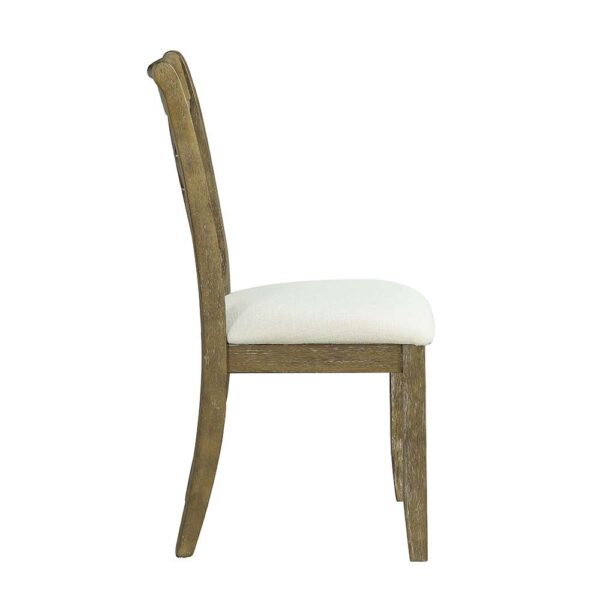 Beige Linen Karsen Side Chair DN01450 by ACME - Image 3