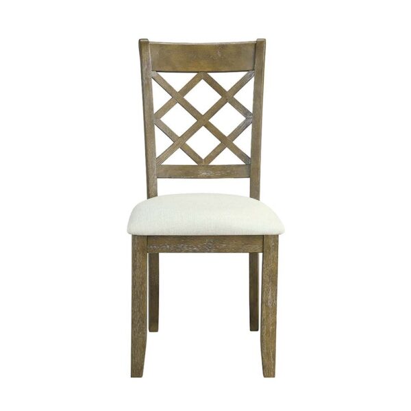 Beige Linen Karsen Side Chair DN01450 by ACME - Image 4