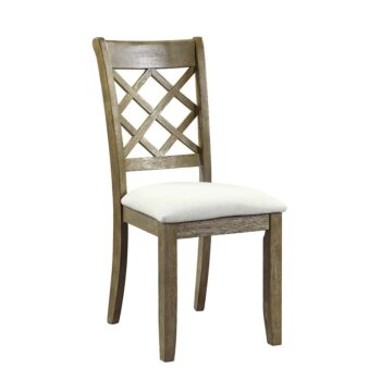 Beige Linen Karsen Side Chair DN01450 by ACME