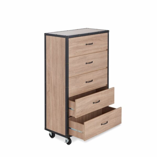 Weathered Light Oak Bemis Chest 97274 by ACME 10