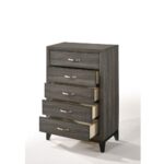 Weathered Gray Valdemar Chest 27056 by ACME Bedroom Chest of Drawers Mobilia Cleopatra 18 Weathered Gray Valdemar Chest 27056 by ACME 18