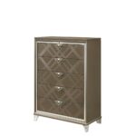 Dark Champagne Skylar Chest 25326 by ACME Bedroom Chest of Drawers Mobilia Cleopatra 9 Dark Champagne Skylar Chest 25326 by ACME 9