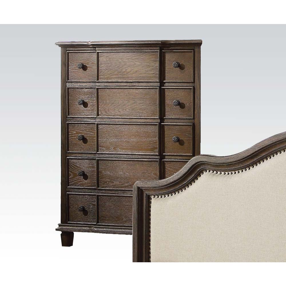 Weathered Oak Baudouin Chest 26116 by ACME