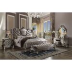 Antique Platinum Finish Versailles Chest 26846 by ACME Bedroom Chest of Drawers Mobilia Cleopatra 8 Antique Platinum Finish Versailles Chest 26846 by ACME 8