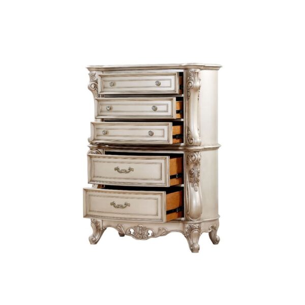 Golden Ivory Finish Gorsedd Chest 27446 by ACME - Image 2