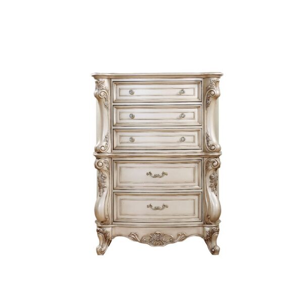 Golden Ivory Finish Gorsedd Chest 27446 by ACME - Image 5