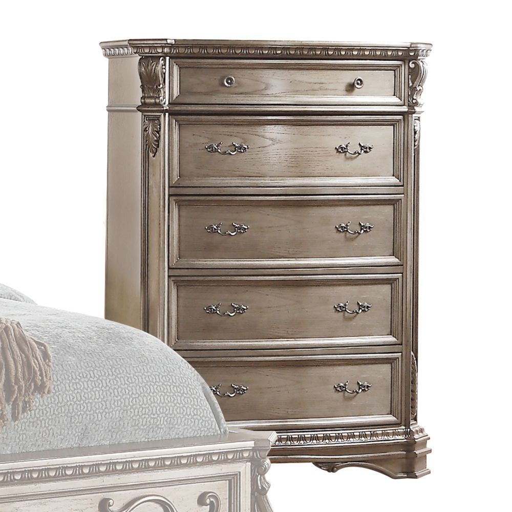 Antique Silver Finish Northville Chest 26939 by ACME