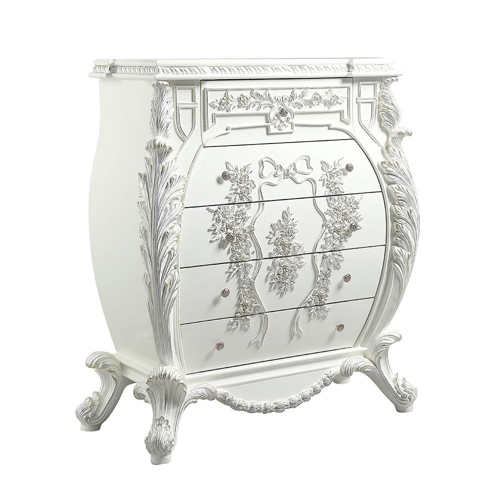Antique White Finish Vanaheim Chest BD00676 by ACME