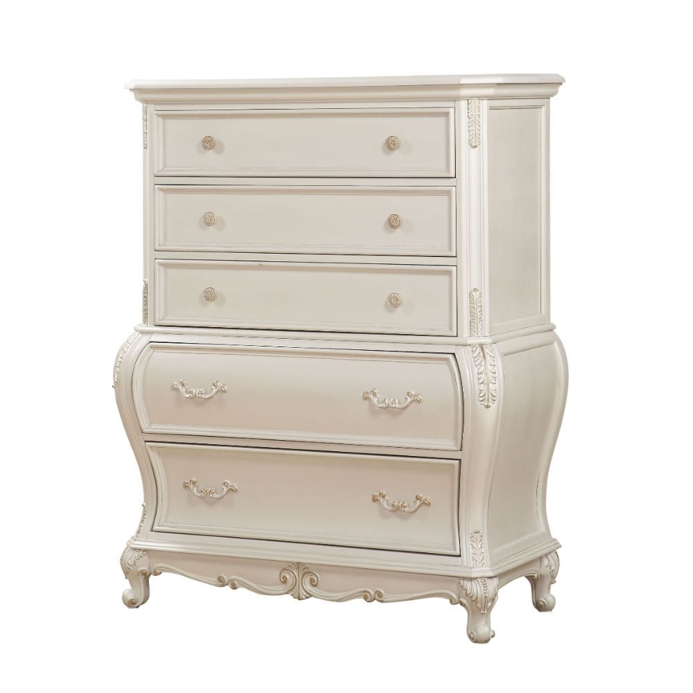 Pearl White Chantelle Chest 23546 by ACME