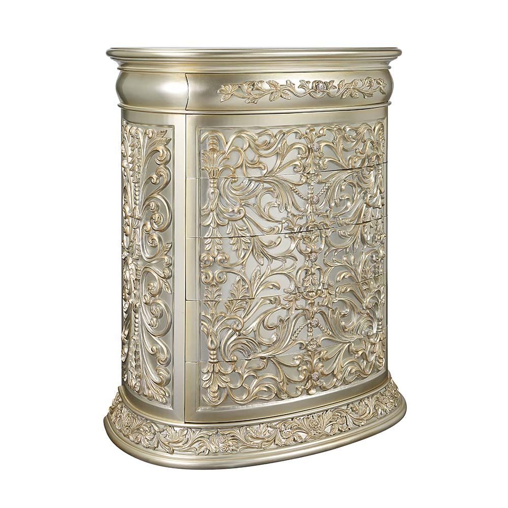 Antique Gold Finish Sorina Chest BD01245 by ACME
