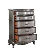 Antique Platinum Finish Ausonia Chest BD00607 by ACME Bedroom Chest of Drawers Mobilia Cleopatra 13 Antique Platinum Finish Ausonia Chest BD00607 by ACME 13