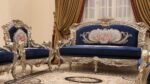 Handmade Cambridge 1 Blue Sofa 16