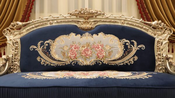Handmade Cambridge 1 Blue Sofa 12