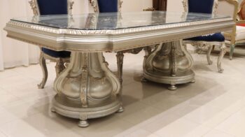 Handmade Cambridge Blue Dining Table