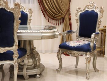 Handmade Cambridge Blue Arm Chair