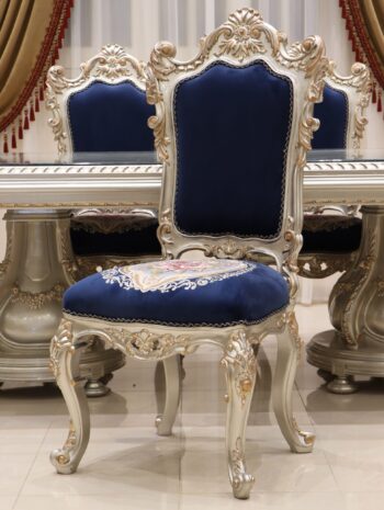 Handmade Cambridge Blue Side Chair