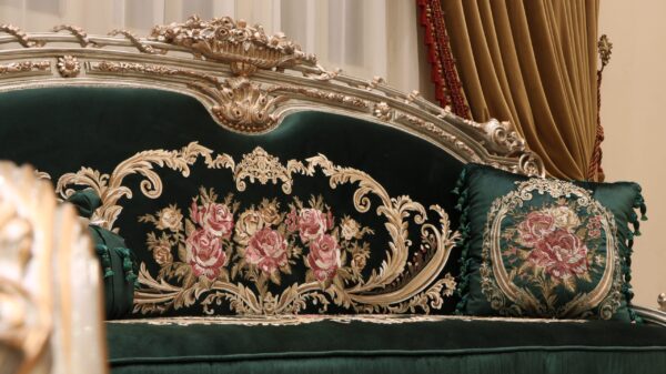 Handmade Cambridge 2 Green Sofa - Image 2