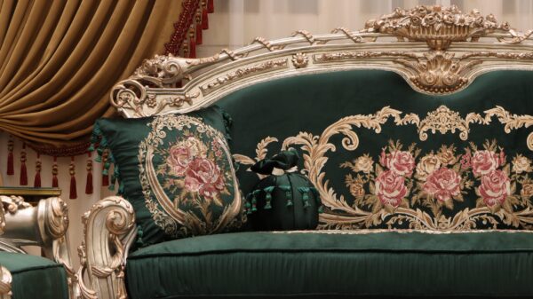 Handmade Cambridge 2 Green Sofa - Image 4