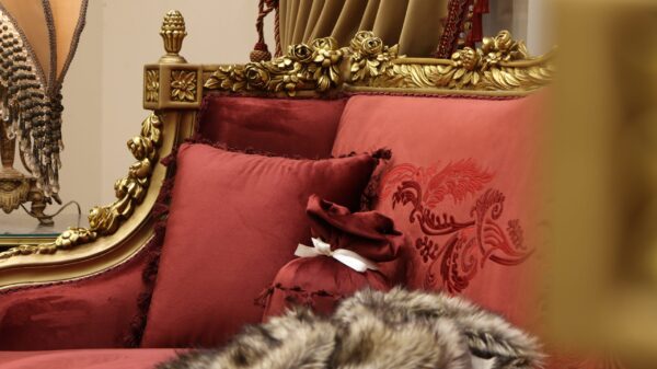 Handmade Red King Sofa - Image 5