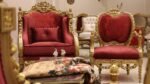 Handmade Red King Chair 1 24