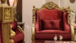 Handmade Red King Chair 1 25