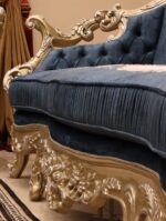 Handmade Lavish Green Sofa 18