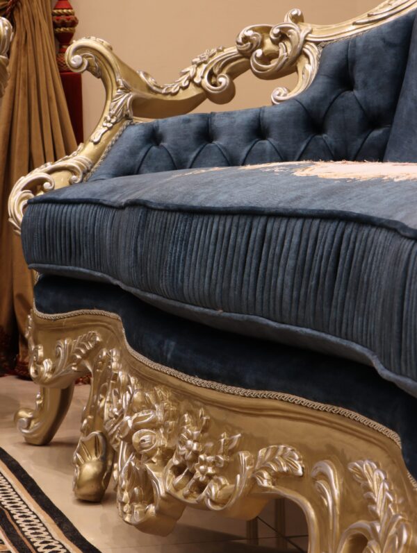 Handmade Lavish Green Sofa 11
