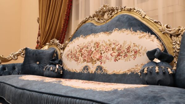 Handmade Lavish Green Sofa 12
