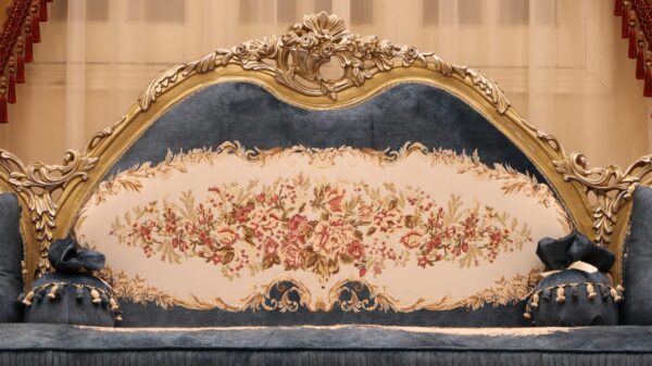 Handmade Lavish Green Sofa 14
