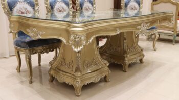 Handmade Lavish Green Dinning Table