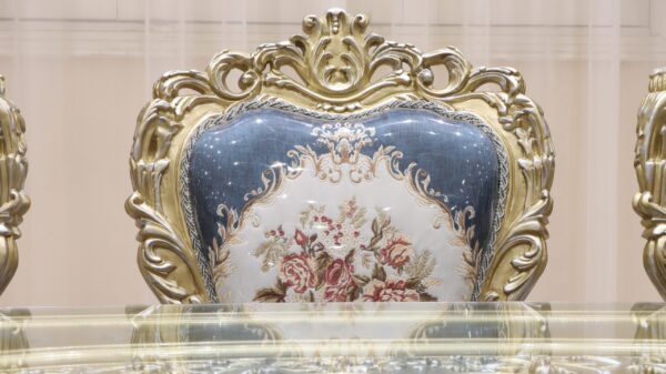 Handmade Lavish Green Arm Chair - Image 3