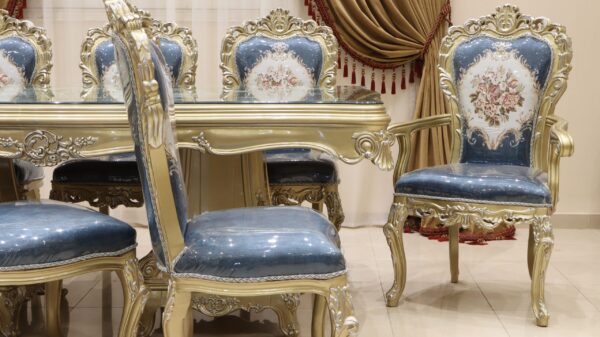 Handmade Lavish Green Arm Chair - Image 4