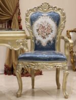 Handmade Lavish Green Arm Chair 25