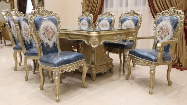 Handmade Lavish Green Side Chair - Image 5