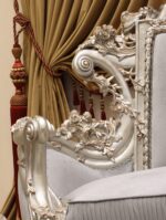 Handmade Glammed Gray Sofa 18