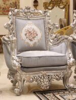 Handmade Glammed Gray Chair 1 31