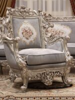 Handmade Glammed Gray Chair 1 32