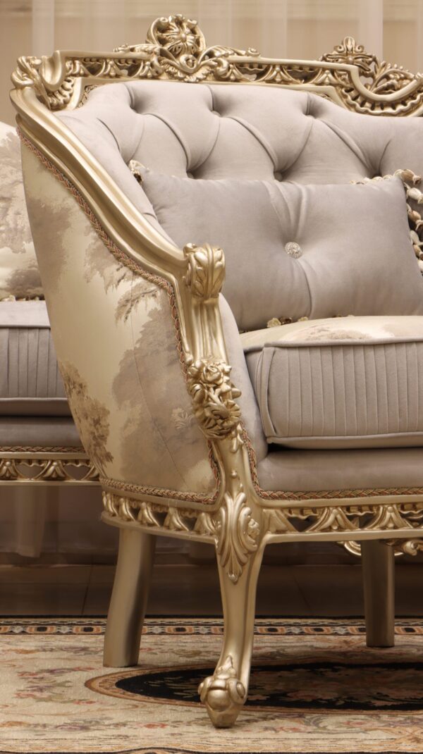 Handmade Dantila Gray Chair - Image 5