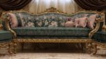 Handmade Cleopatra Green Sofa 23